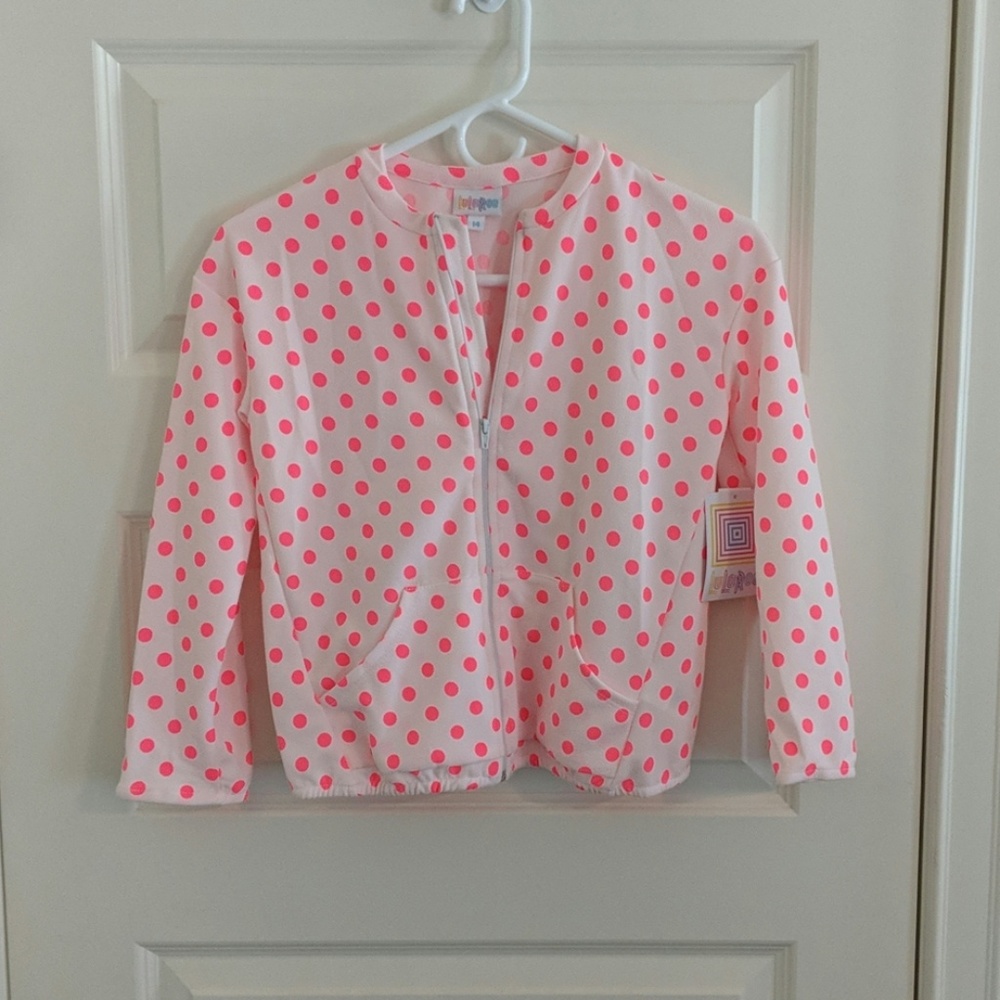 LuLaRoe Kids Monroe Jacket size 14